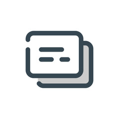 Poster - copy text button concept illustration line icon design vector