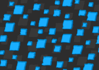 Poster - Abstract background with seamless brick square pattern