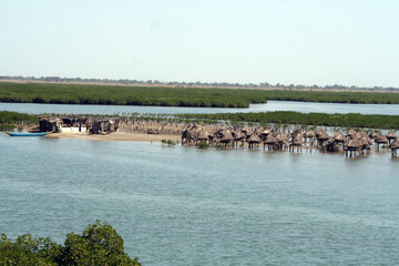 Canvas Print - ile de fadiouth au sénégal