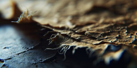 Poster - A close up view of a piece of fabric placed on a table. This image can be used for various purposes