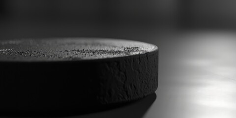 Poster - A black and white photo of a wooden object. Suitable for various design projects