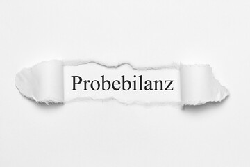 Sticker - Probebilanz	