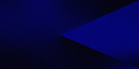 Wall Mural - dark deep blue gradient geometric abstract noise grain texture background