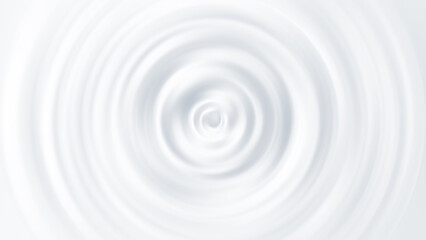 Poster - White background. Abstract backdrop. White funnel pattern. Circles form whirlpool. White background for design. Textile with funnel in center. Background for site. Texture, decorations. 3d image