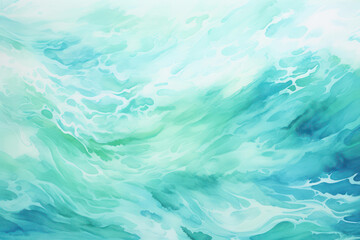 Wall Mural - background water textured white background blue paper paint splash art abstract watercolor
