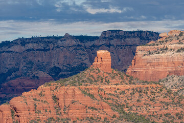 Wall Mural - Sedona airport scenic mesa lookout in Arizona