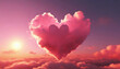 Coeur rose , pour la Saint Valentin
