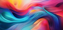 An Abstract Oil Paint Swirl Design 3D Wall Texture