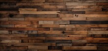 A 3D Wall Texture With A Rustic, Reclaimed Wood Plank Design