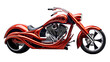 Big bike chopper motorcycle on transparent background PNG