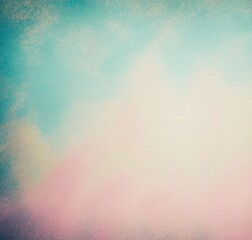 Poster - Abstract pastel color watercolor background with vignette and copy space for text and/or design