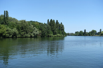 Canvas Print - Main bei Offenbach