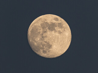 Wall Mural - Full moon in different compositions with multiple exposure
