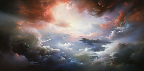 Wall Mural - supernova background wallpaper. colorful space galaxy of cloud nebula. stary night cosmos. universe 