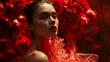 © Karen - portrait of a woman in red dress