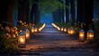 As you walk along the candlelit path, you cant help but feel your heart flutter with anticipation for what lies ahead.