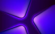 Abstract violet and light blue geometric background. Dynamic shapes composition