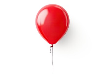 Canvas Print - Isolated helium balloon on white