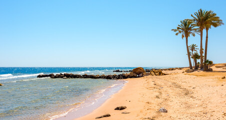 Wall Mural - views of sahl hasheesh in hurghada for banner background