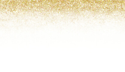 Wall Mural - gold glitter stary sparkles shiny frame.golden glitter on transparent background.