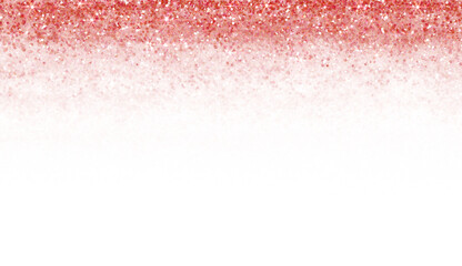 Wall Mural - red glitter stary sparkles shiny frame.red glitter on transparent background.