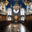 Synagogue, Interior, Decorated