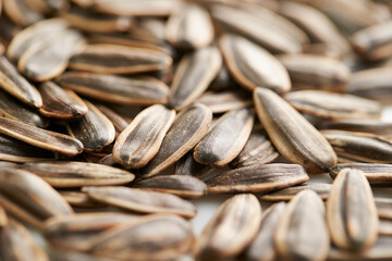 Canvas Print - sunflower seeds close up