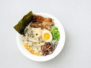 Wall Mural - Japanese style ramen with various toppings