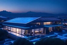 Rooftop Solar-powered Smart Home System For Ideas In Sustainable Energy That Is Futuristic And Universal