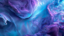 Dynamic Fluid Royal Purple To Electric Blue Abstract Background