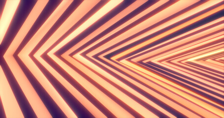Poster - Abstract energy glowing yellow lines triangles background