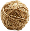 Ball of parcel string isolated on transparent background png psd. PNG