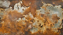 A Closeup Of Rust Forming On A Metal Surface, Showcasing The Effects Of Oxidation In Our Everyday Lives.