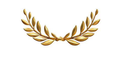 on-pure-white-background,golden-laurel-wreath-isolated-on-white-background.-trophy,-award,-champion-