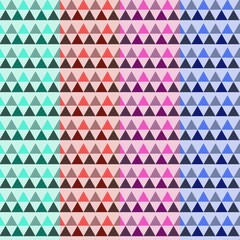 Canvas Print - seamless geometric pattern with triangles