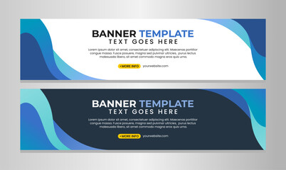 Wall Mural - Business banner template design