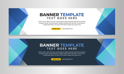 Wall Mural - Modern business banner template design