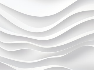 Abstract white wave background, smooth, 3d vector