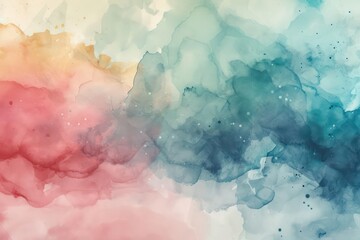 Wall Mural - abstract watercolor background