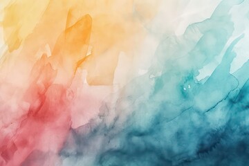 Wall Mural - abstract watercolor background