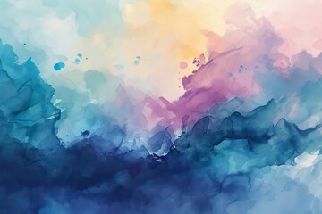 Wall Mural - abstract watercolor background