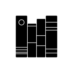 Fototapete - Books icon vector. Library illustration sign. Archive symbol. Textbooks logo.