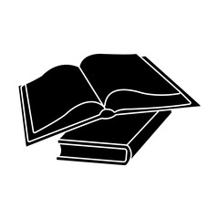 Fototapete - Books icon vector. Library illustration sign. Archive symbol. Textbooks logo.