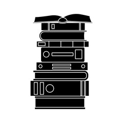 Fototapete - Books icon vector. Library illustration sign. Archive symbol. Textbooks logo.