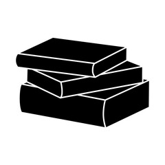 Fototapete - Books icon vector. Library illustration sign. Archive symbol. Textbooks logo.
