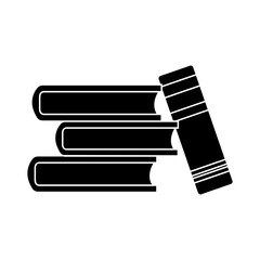 Fototapete - Books icon vector. Library illustration sign. Archive symbol. Textbooks logo.