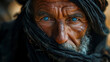 Member of North African from Tuareg tribe in traditional clothing
