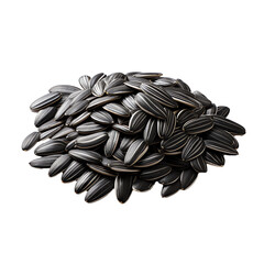 Wall Mural - sunflower seeds  isolated on white