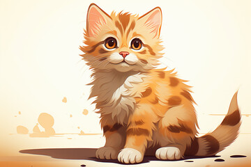 Poster - Adorable pixel art of a cat in 8-bit style, combining retro aesthetics with contemporary design.