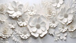 Ornate wedding shadow paper elegant illustration ornamental romantic antique element wallpaper, generative ai